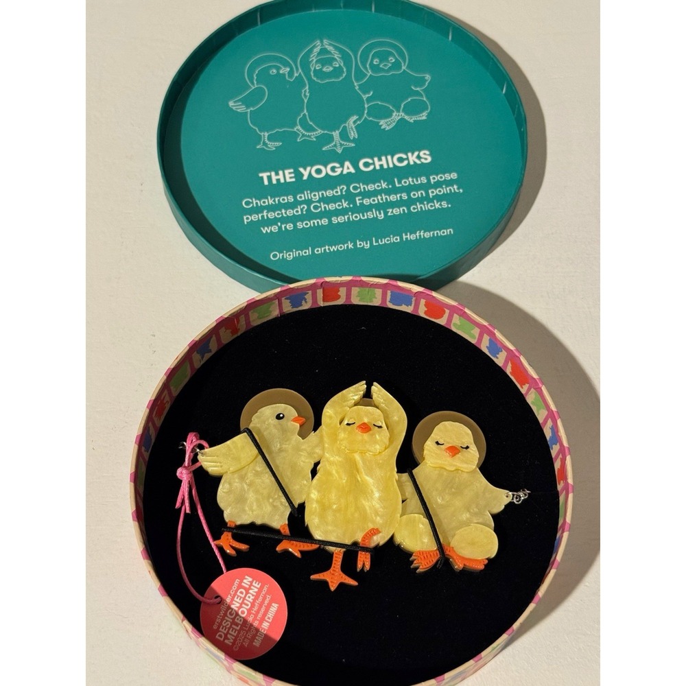 Erstwilder The Yoga Chicks Necklace NIB